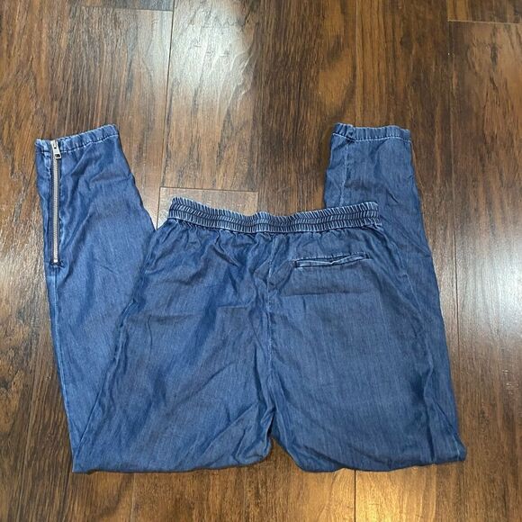 All Saints Eliza Denim Look Jogger Style Trouser size 2 - Picture 3 of 7